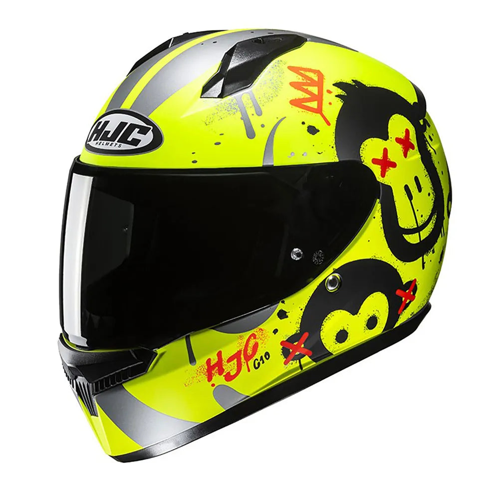 HJC Casque intégral C10 Geti FLUO YELLOW