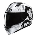 HJC Casque intégral C10 Geti WHITE SILVER BLACK