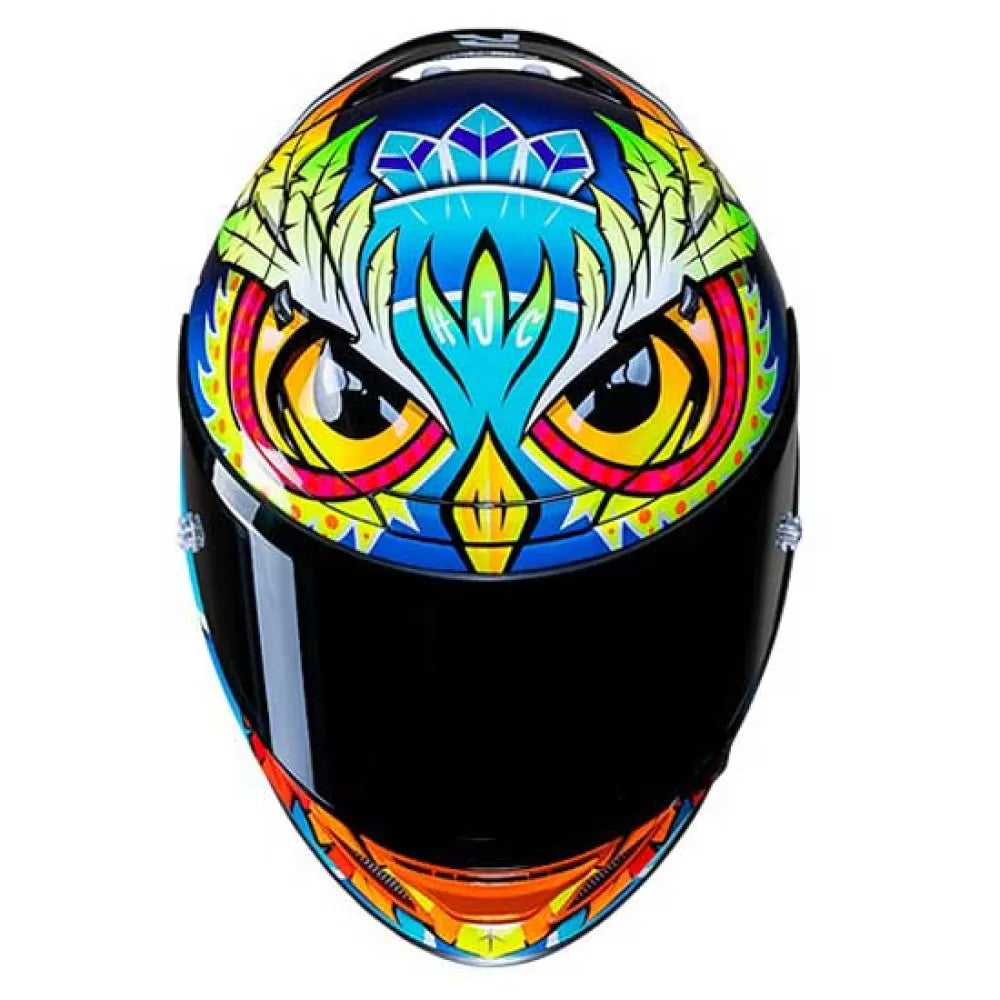 HJC Casque intégral RPHA 12 BLUE YELLOW RED