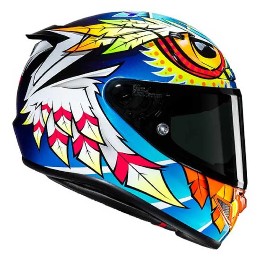 HJC Casque intégral RPHA 12 BLUE YELLOW RED