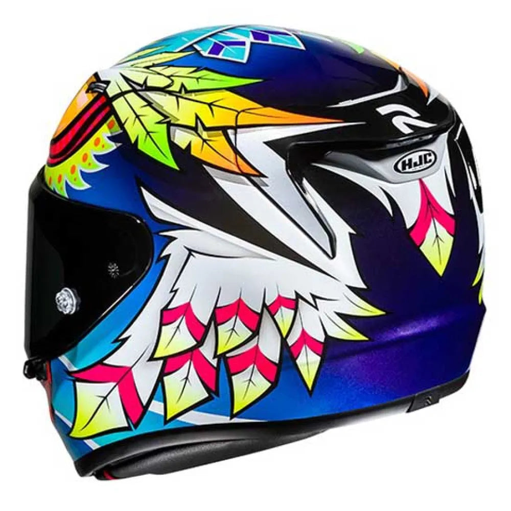 HJC Casque intégral RPHA 12 BLUE YELLOW RED